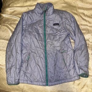 Patagonia purple and teal Blue Patterned Jacket